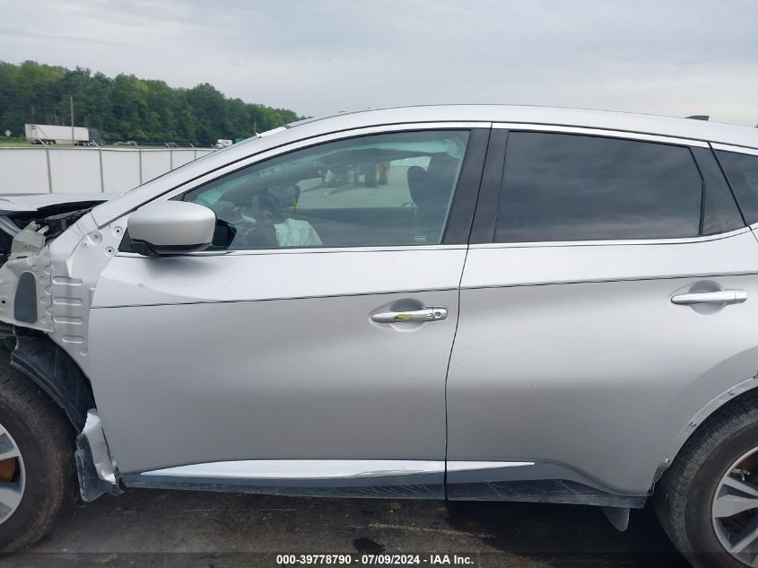 2022 Nissan Murano S Intelligent Awd VIN: 5N1AZ2AS7NC124807 Lot: 39778790