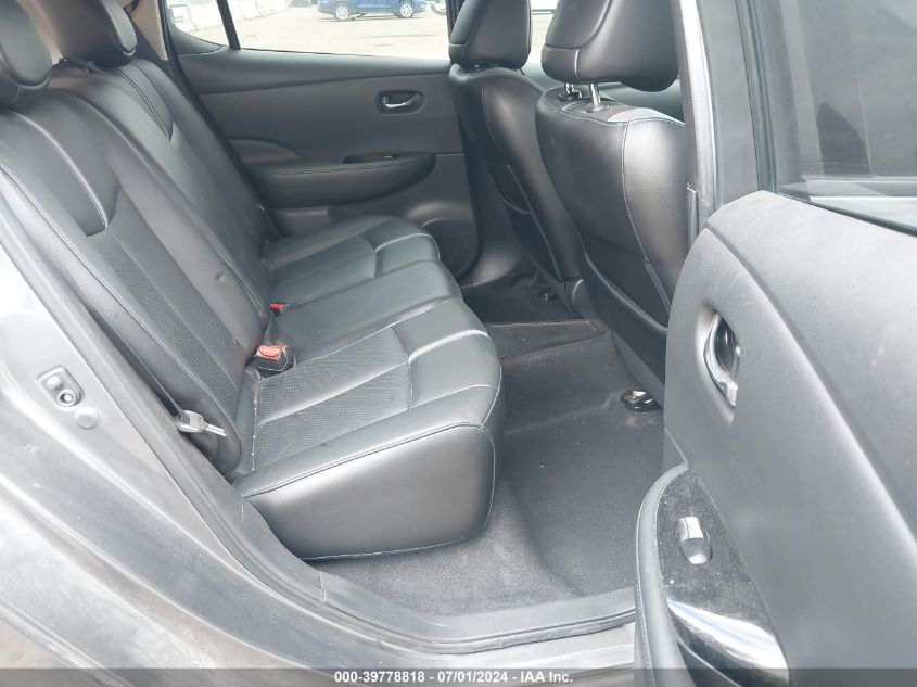 2018 Nissan Leaf Sl VIN: 1N4AZ1CPXJC313555 Lot: 39778818