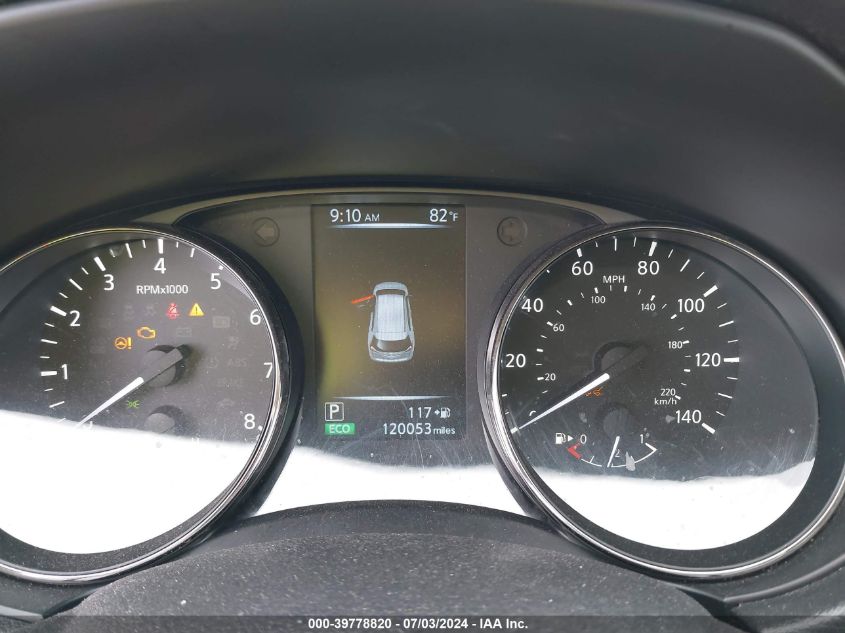 2017 Nissan Rogue S/Sv VIN: KNMAT2MV9HP582387 Lot: 39778820