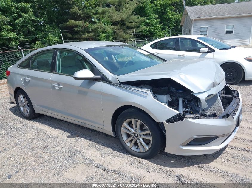 2017 Hyundai Sonata Se VIN: 5NPE24AF7HH596278 Lot: 39778821