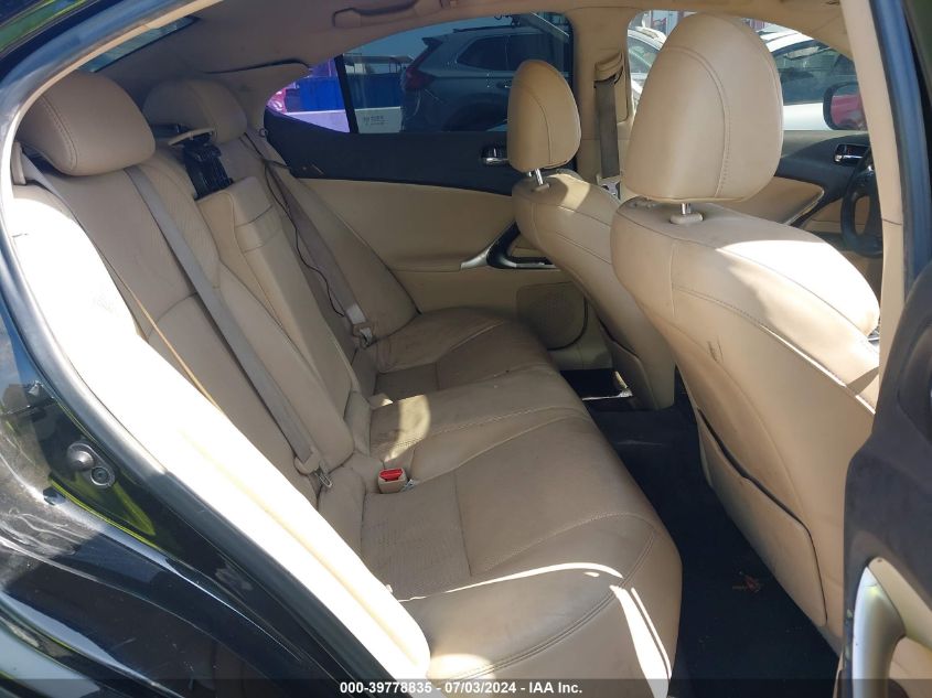 2007 Lexus Is 250 VIN: JTHBK262475049401 Lot: 39778835