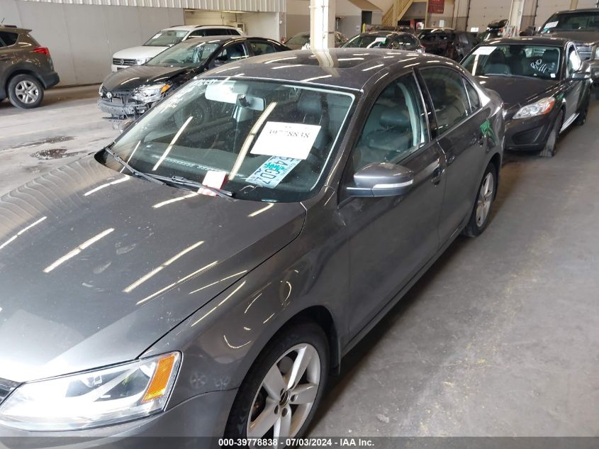 2011 Volkswagen Jetta 2.0L Tdi VIN: 3VWLL7AJ2BM070861 Lot: 39778838