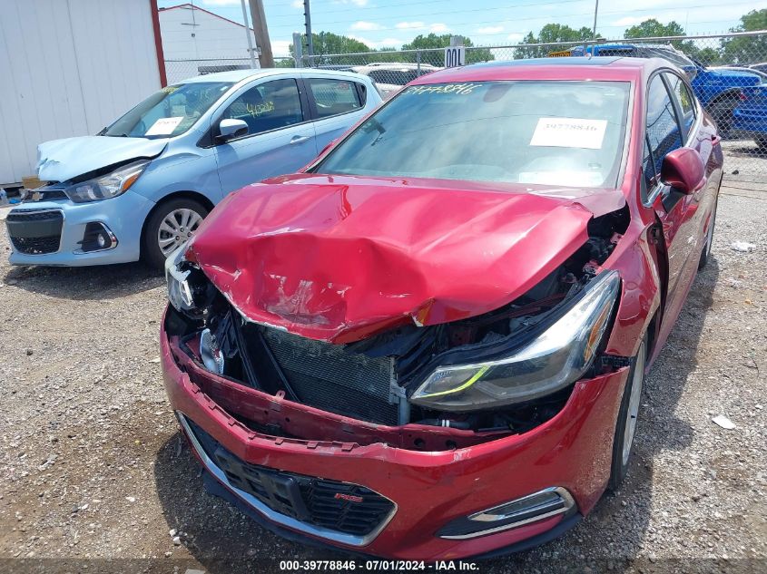 2018 Chevrolet Cruze Lt Auto VIN: 3G1BE6SM8JS640537 Lot: 39778846