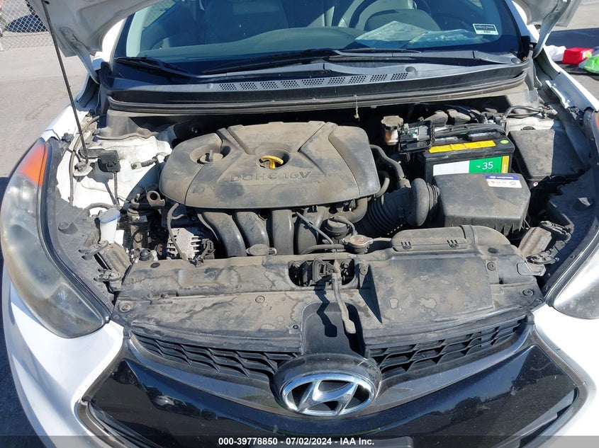 2013 Hyundai Elantra Coupe Gs/Se VIN: KMHDH6AE5DU018172 Lot: 39778850