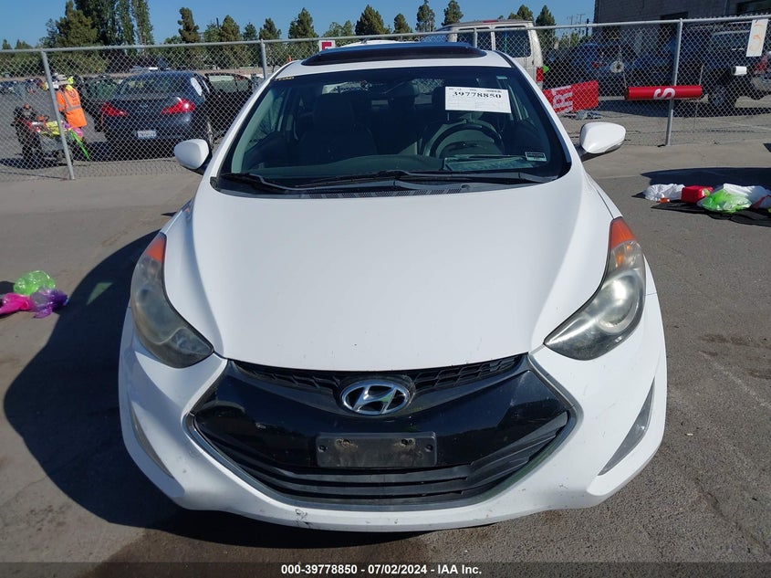 2013 Hyundai Elantra Coupe Gs/Se VIN: KMHDH6AE5DU018172 Lot: 39778850