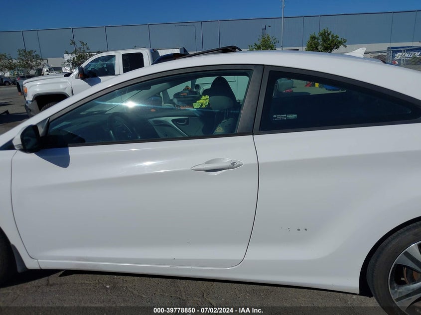 2013 Hyundai Elantra Coupe Gs/Se VIN: KMHDH6AE5DU018172 Lot: 39778850