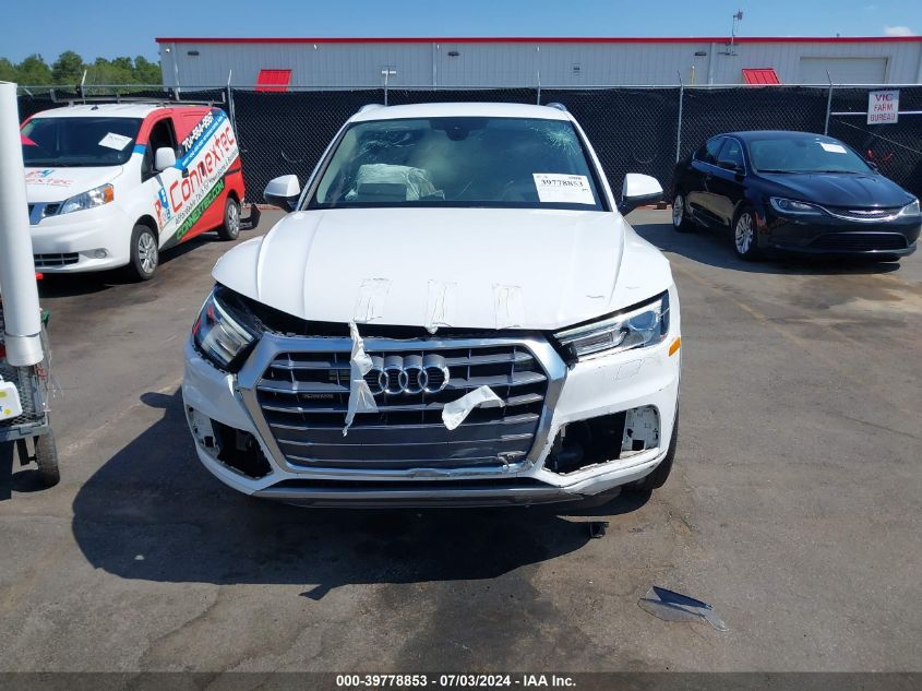 2018 Audi Q5 2.0T Premium/2.0T Tech Premium VIN: WA1ANAFY4J2108727 Lot: 39778853