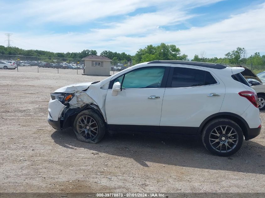 2019 Buick Encore Awd Sport Touring VIN: KL4CJ2SB2KB761781 Lot: 39778873