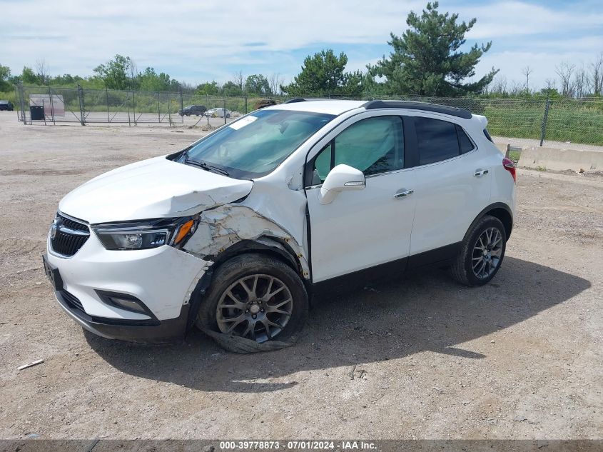 2019 Buick Encore Awd Sport Touring VIN: KL4CJ2SB2KB761781 Lot: 39778873