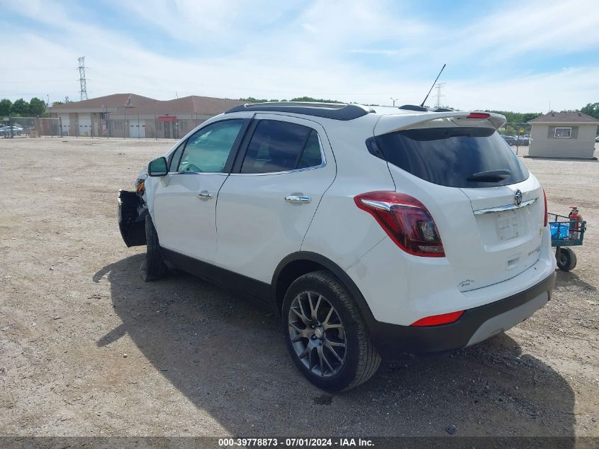 2019 Buick Encore Awd Sport Touring VIN: KL4CJ2SB2KB761781 Lot: 39778873