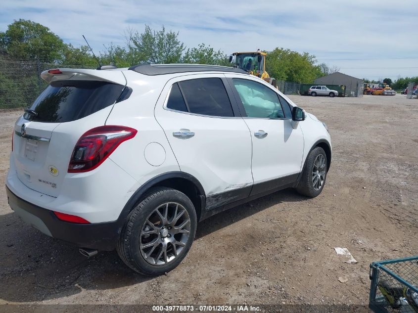 2019 Buick Encore Awd Sport Touring VIN: KL4CJ2SB2KB761781 Lot: 39778873