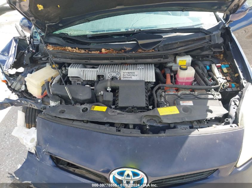 2013 Toyota Prius VIN: JTDKN3DUXD0338472 Lot: 39778885