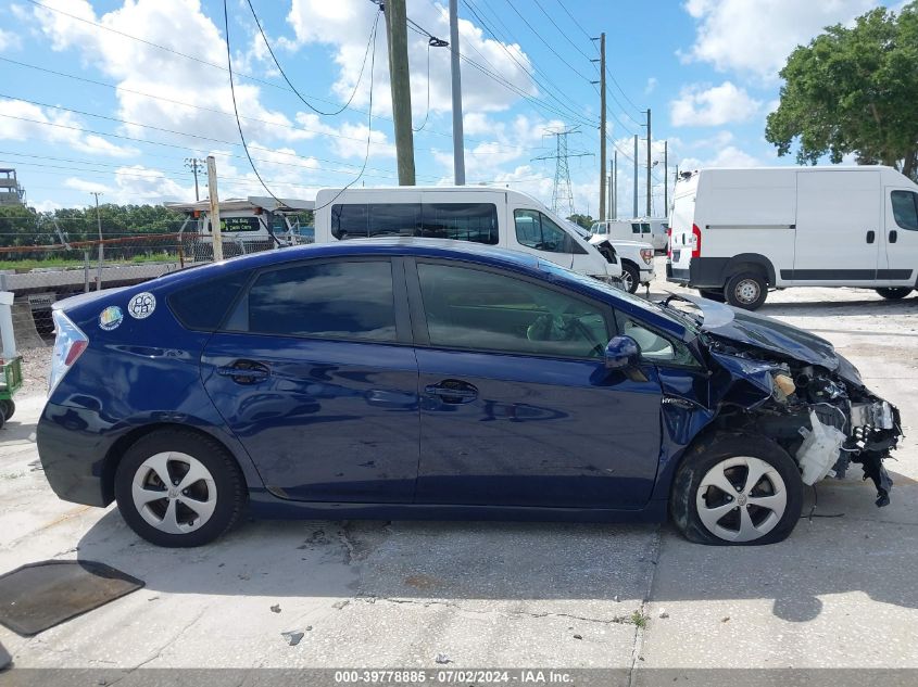 2013 Toyota Prius VIN: JTDKN3DUXD0338472 Lot: 39778885