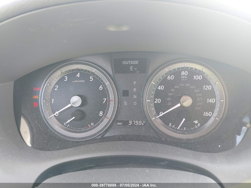 2009 Lexus Es 350 VIN: JTHBJ46G192336466 Lot: 39778888