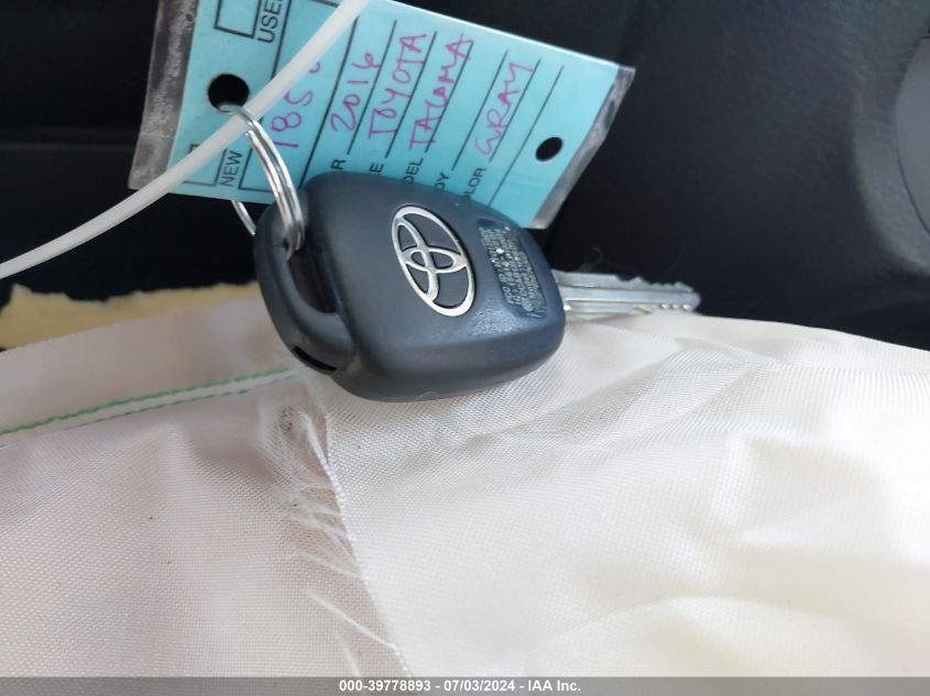 2016 Toyota Tacoma Double Cab/Sr5/Trd Sport VIN: 3TMBZ5DN6GM005129 Lot: 39778893