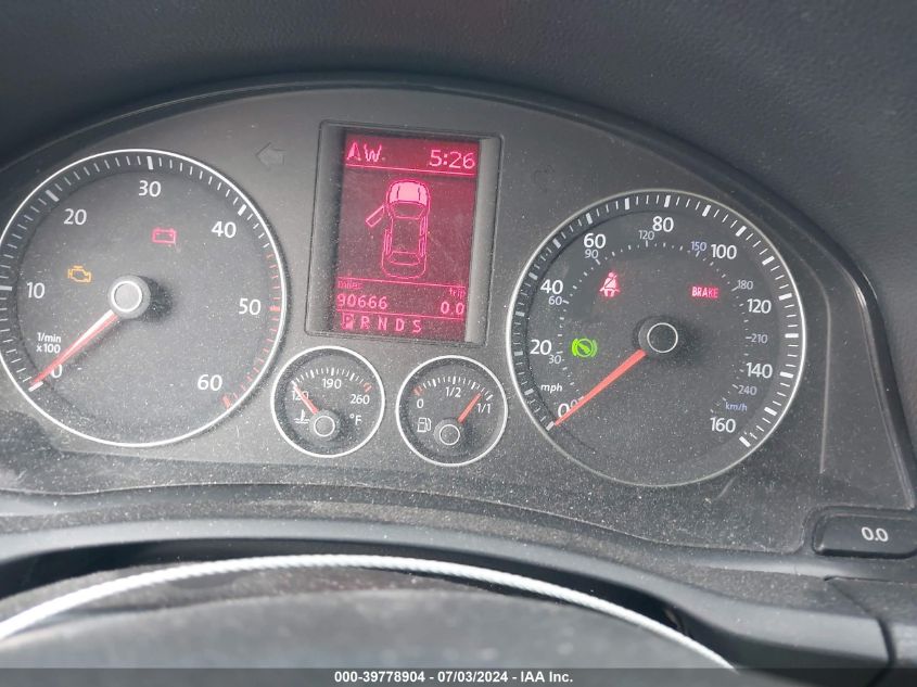 2009 Volkswagen Jetta Tdi VIN: 3VWAL71K29M008435 Lot: 39778904