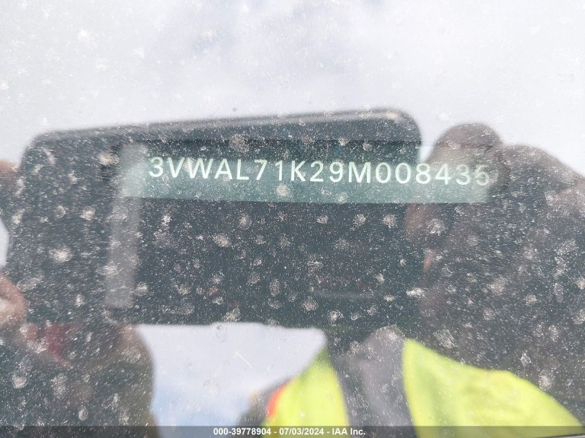 2009 Volkswagen Jetta Tdi VIN: 3VWAL71K29M008435 Lot: 39778904