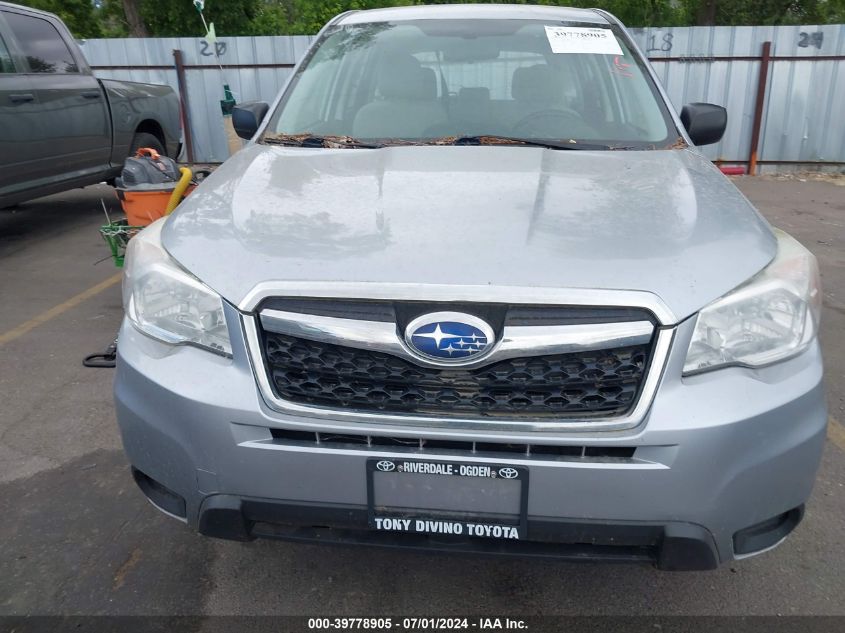 2014 Subaru Forester 2.5I VIN: JF2SJAAC0EH458068 Lot: 39778905