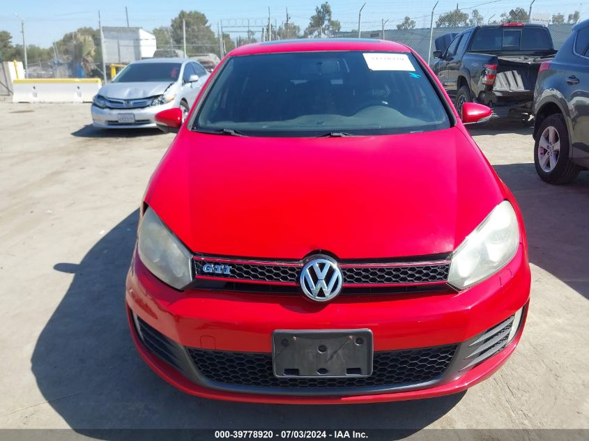 2010 Volkswagen Gti 4-Door VIN: WVWGD7AJ8AW252225 Lot: 39778920