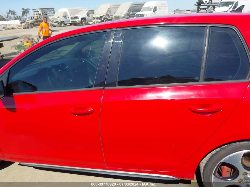 2010 Volkswagen Gti 4-Door VIN: WVWGD7AJ8AW252225 Lot: 39778920