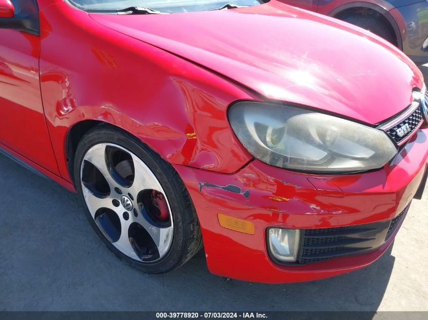 2010 Volkswagen Gti 4-Door VIN: WVWGD7AJ8AW252225 Lot: 39778920