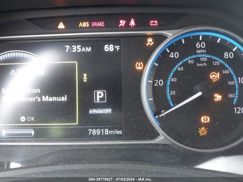 2018 NISSAN LEAF SV - 1N4AZ1CP3JC305913