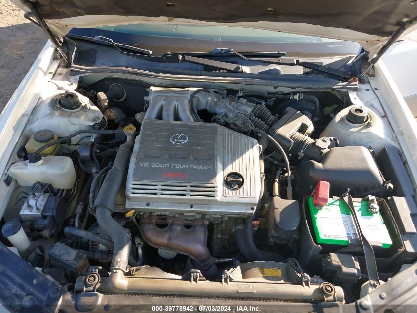 1999 Lexus Es 300 VIN: JT8BF28G6X0210759 Lot: 39778942