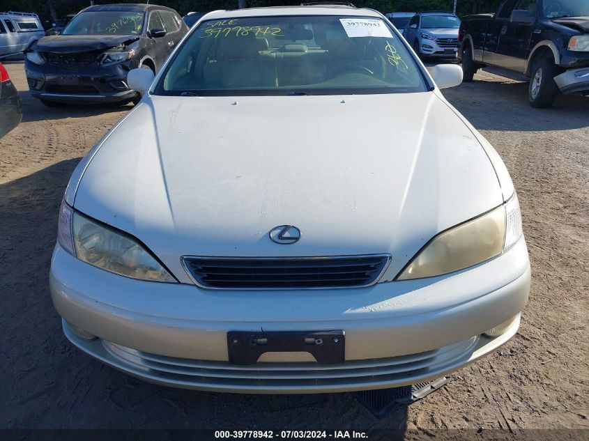 1999 Lexus Es 300 VIN: JT8BF28G6X0210759 Lot: 39778942