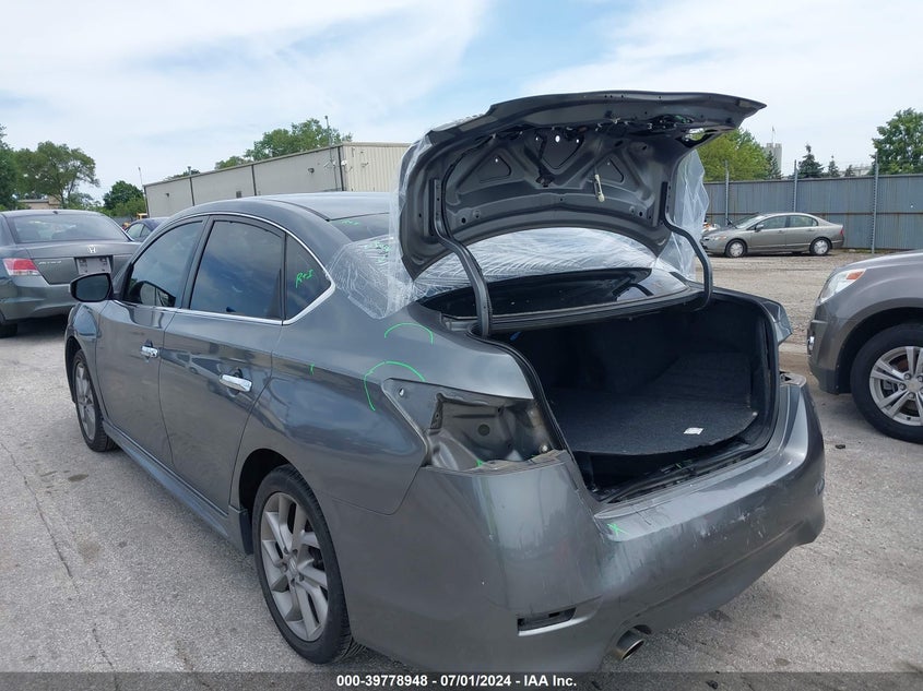 2015 Nissan Sentra Sr VIN: 3N1AB7AP7FY318329 Lot: 39778948