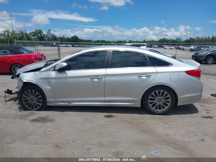 2015 Hyundai Sonata Limited VIN: 5NPE34AF8FH204628 Lot: 39778952