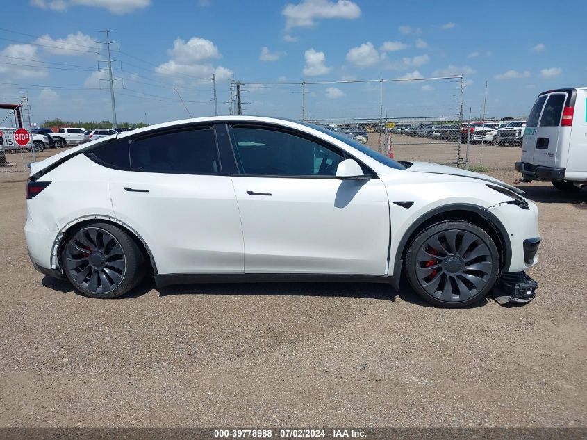 2021 Tesla Model Y Performance Dual Motor All-Wheel Drive VIN: 5YJYGDEF3MF178589 Lot: 39778988