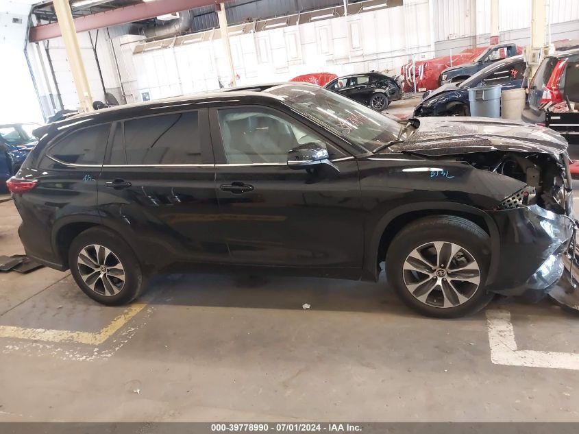 2023 Toyota Highlander Xle VIN: 5TDKDRAH8PS015830 Lot: 39778990