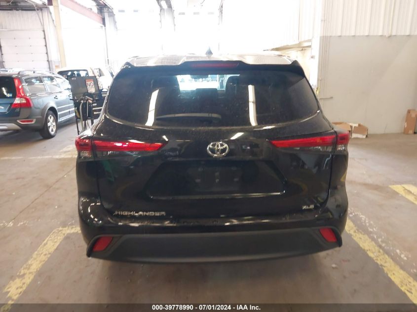 2023 Toyota Highlander Xle VIN: 5TDKDRAH8PS015830 Lot: 39778990