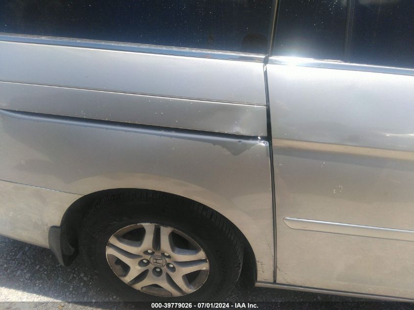 2005 Honda Odyssey Ex-L VIN: 5FNRL38725B021460 Lot: 39779026