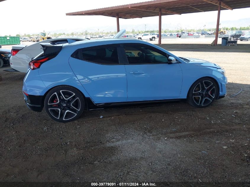 2020 Hyundai Veloster N VIN: KMHT36AHXLU004237 Lot: 39779091