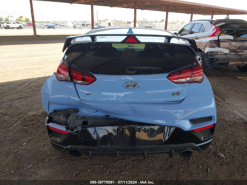 2020 Hyundai Veloster N VIN: KMHT36AHXLU004237 Lot: 39779091