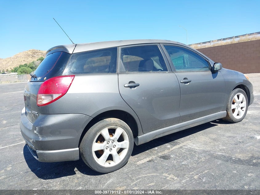 2004 Toyota Matrix Xrs VIN: 2T1KY32E94C203329 Lot: 39779112