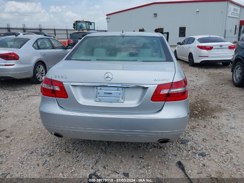 2011 Mercedes-Benz E 350 4Matic VIN: WDDHF8HB0BA334196 Lot: 39779118