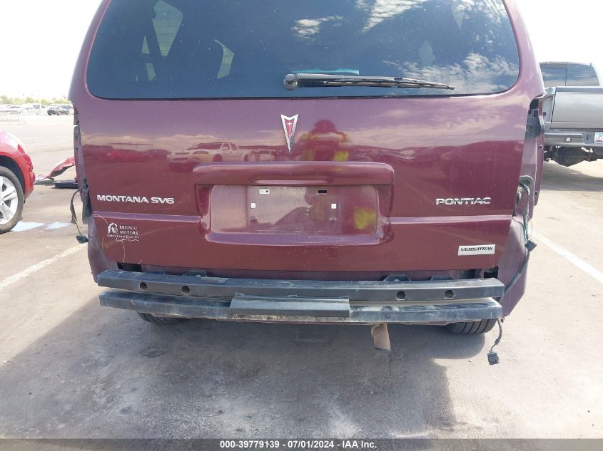 2006 Pontiac Montana Sv6 VIN: 1GMDX33L06D215895 Lot: 39779139