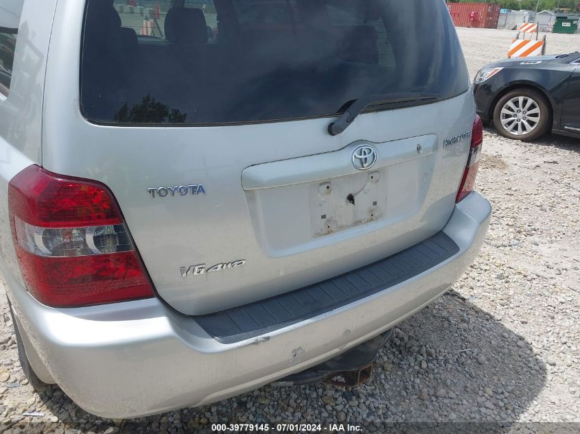 2005 Toyota Highlander Limited V6 VIN: JTEEP21A550101798 Lot: 39779145