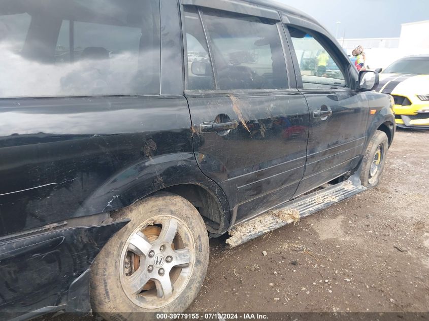 2007 Honda Pilot Ex-L VIN: 5FNYF28687B003942 Lot: 39779155