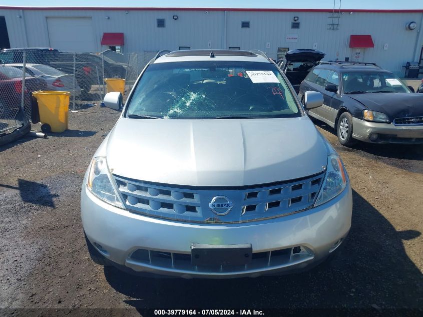 2007 Nissan Murano Sl VIN: JN8AZ08W77W647770 Lot: 39779164