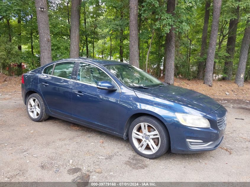 2014 Volvo S60 T5/T5 Platinum/T5 Premier/T5 Premier Plus VIN: YV1612FS9E2277604 Lot: 39779168