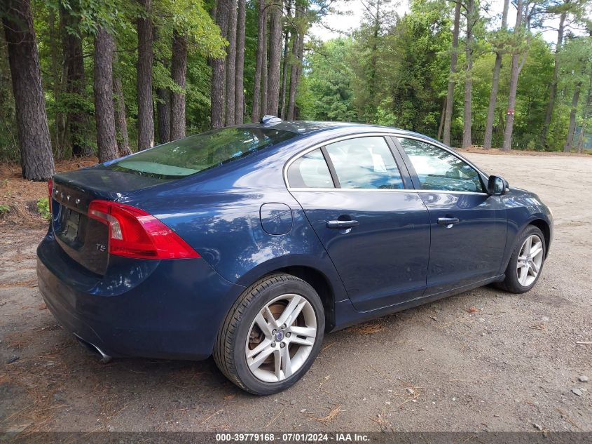 2014 Volvo S60 T5/T5 Platinum/T5 Premier/T5 Premier Plus VIN: YV1612FS9E2277604 Lot: 39779168