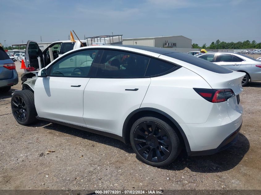 2021 TESLA MODEL Y LONG RANGE DUAL MOTOR ALL-WHEEL DRIVE - 5YJYGDEE0MF185510