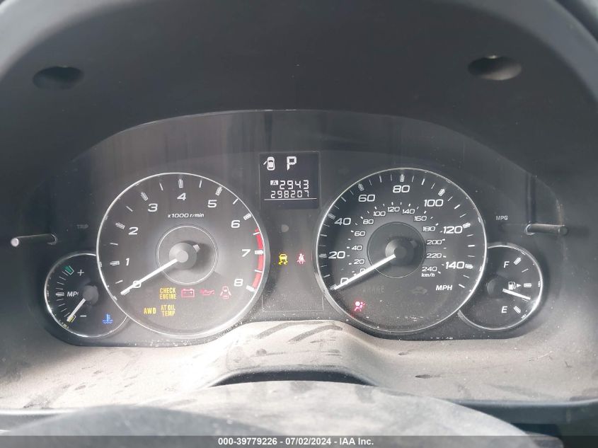 2011 Subaru Outback 2.5I VIN: 4S4BRCAC4B3437621 Lot: 39779226