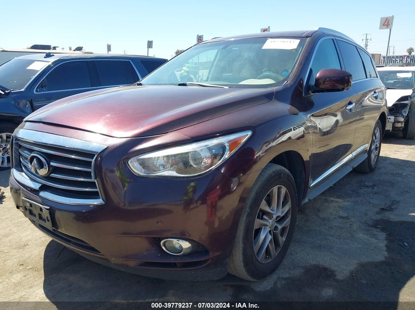 2013 Infiniti Jx35 VIN: 5N1AL0MN4DC342875 Lot: 39779237
