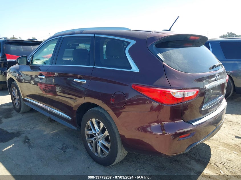 2013 Infiniti Jx35 VIN: 5N1AL0MN4DC342875 Lot: 39779237