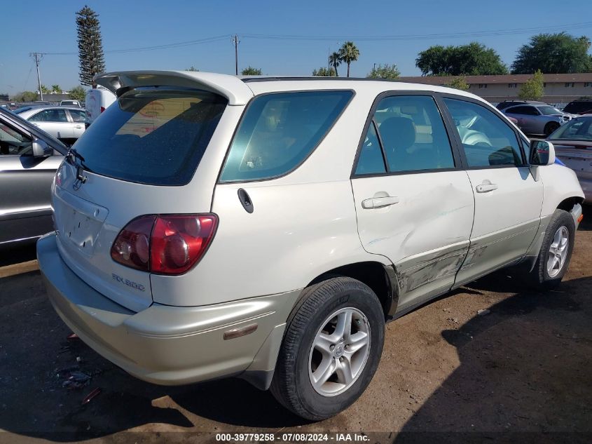 2000 Lexus Rx 300 VIN: JT6GF10U7Y0048300 Lot: 39779258