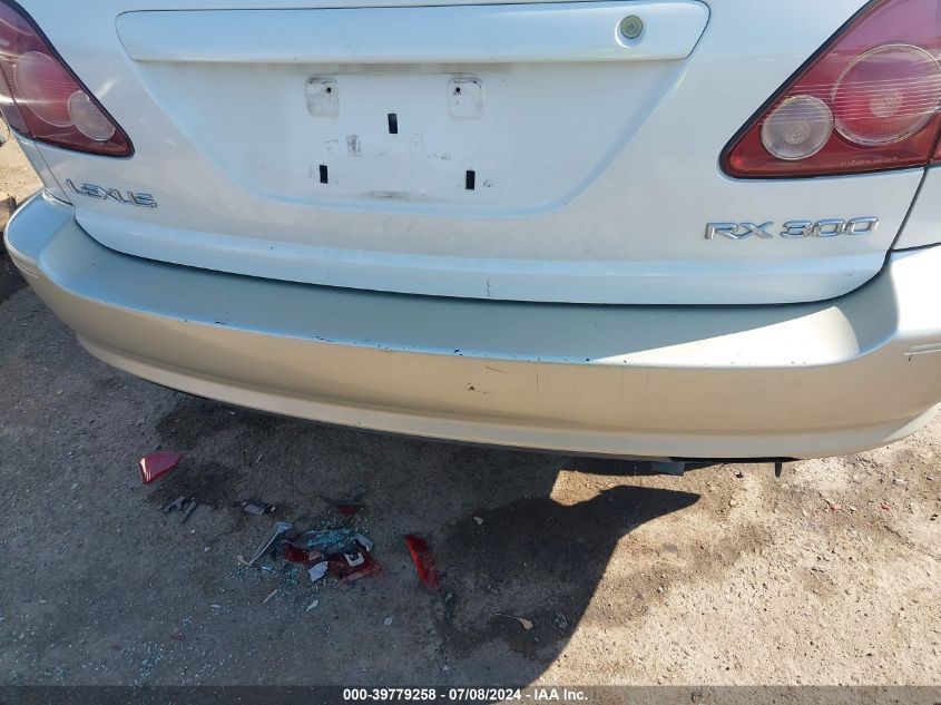 2000 Lexus Rx 300 VIN: JT6GF10U7Y0048300 Lot: 39779258